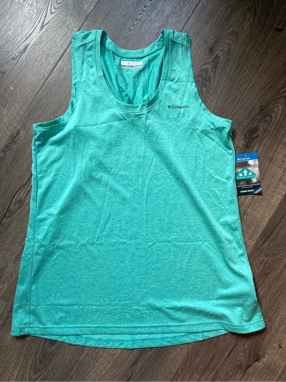 Columbia Women's Aqua Green Muscle Tank Top